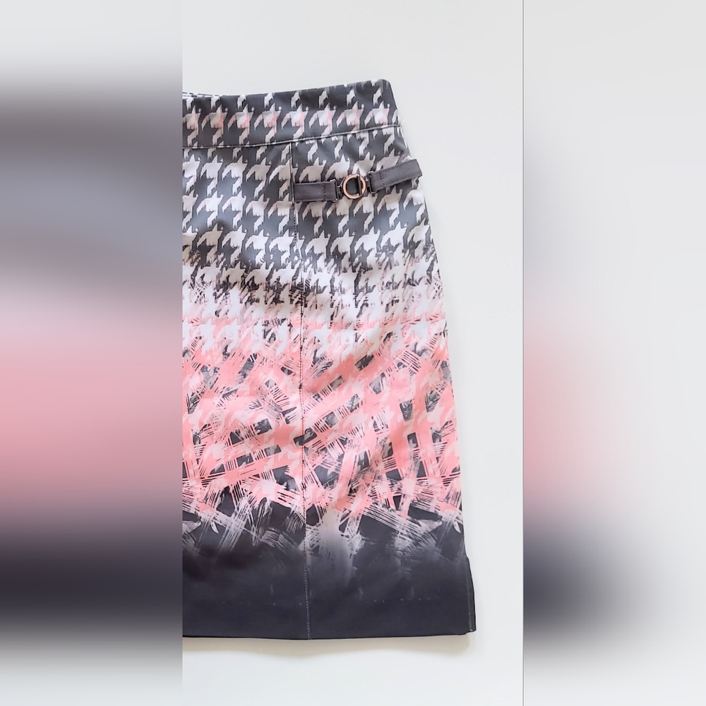EP Pro Houndstooth Golf Skirt Womens Size XS Gray Pink - Picture 3 of 9